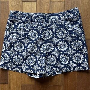 Anthropologie Shorts Elevenses Tiled Tide, sz 2